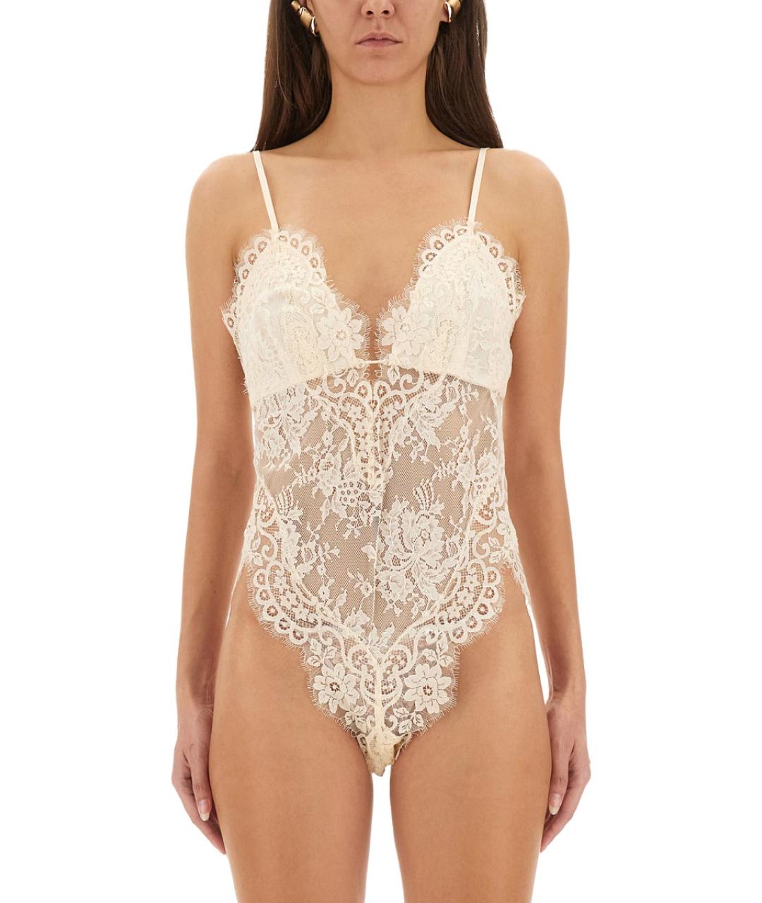 ZIMMERMANN Бежевое полиамидовое боди, фото 2