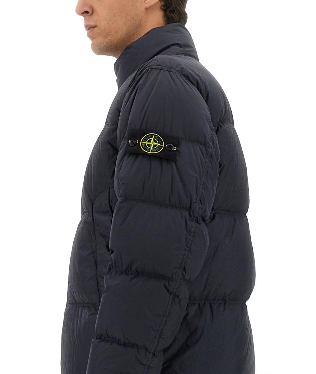 STONE ISLAND Синяя полиамидовая куртка, фото 5