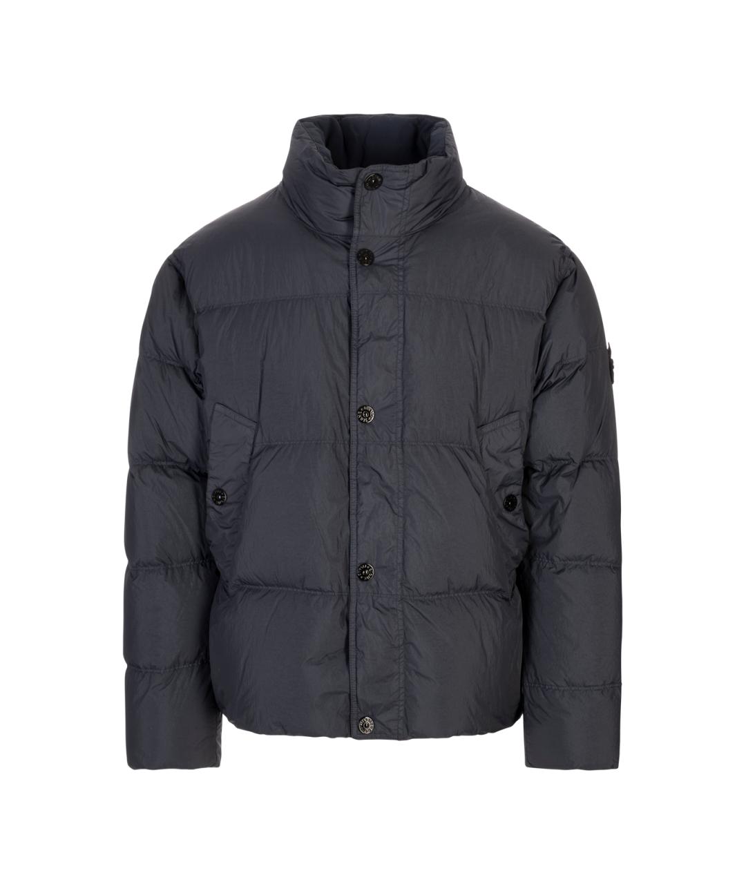 STONE ISLAND Синяя полиамидовая куртка, фото 1