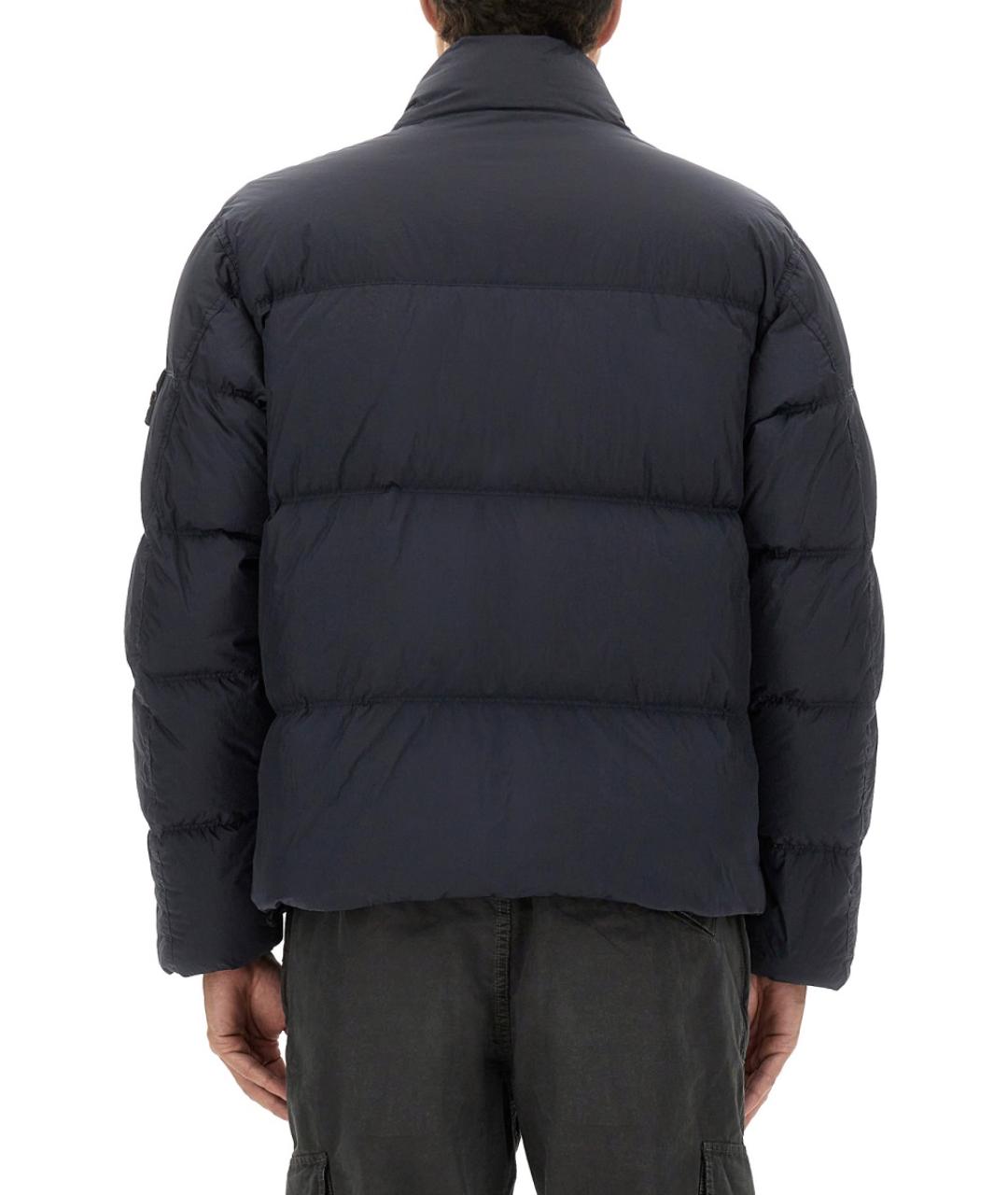 STONE ISLAND Синяя полиамидовая куртка, фото 4