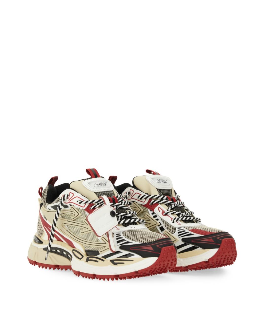 OFF-WHITE Мульти синтетические низкие кроссовки / кеды, фото 2