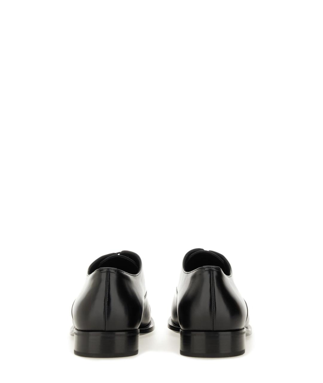 SAINT LAURENT Черные кожаные туфли, фото 3