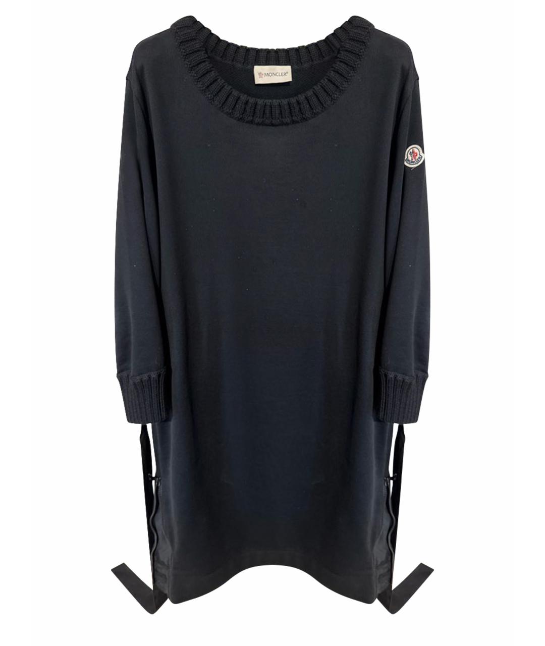 MONCLER Черное повседневное платье, фото 1