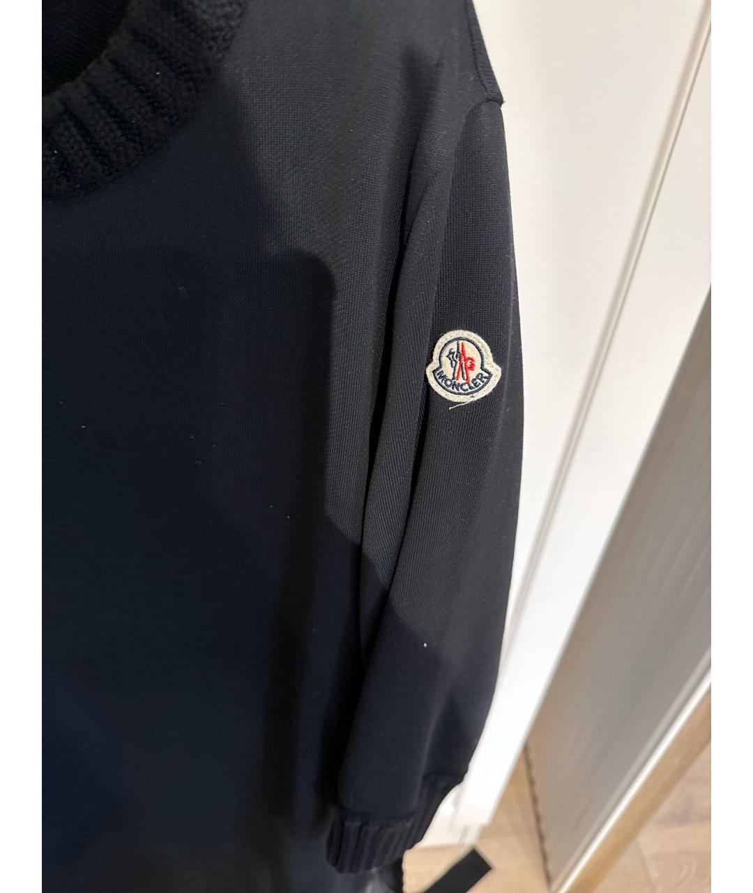 MONCLER Черное повседневное платье, фото 2
