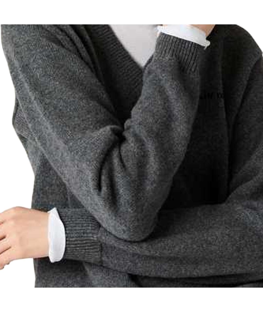 MIU MIU Серый джемпер / свитер, фото 4