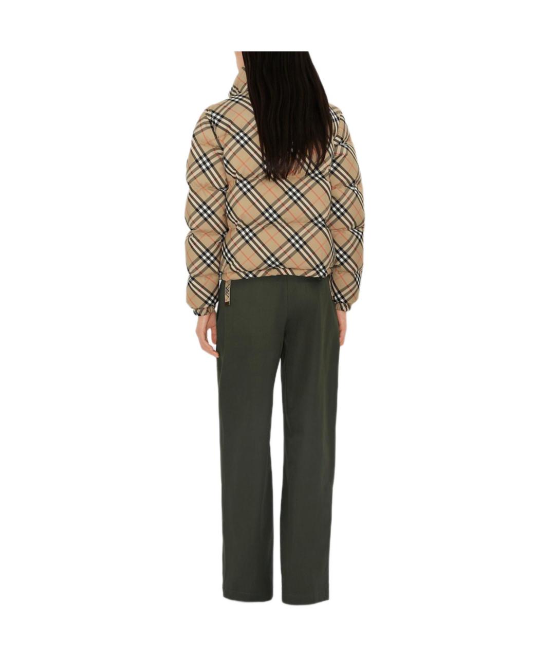 BURBERRY Коричневый пуховик, фото 2