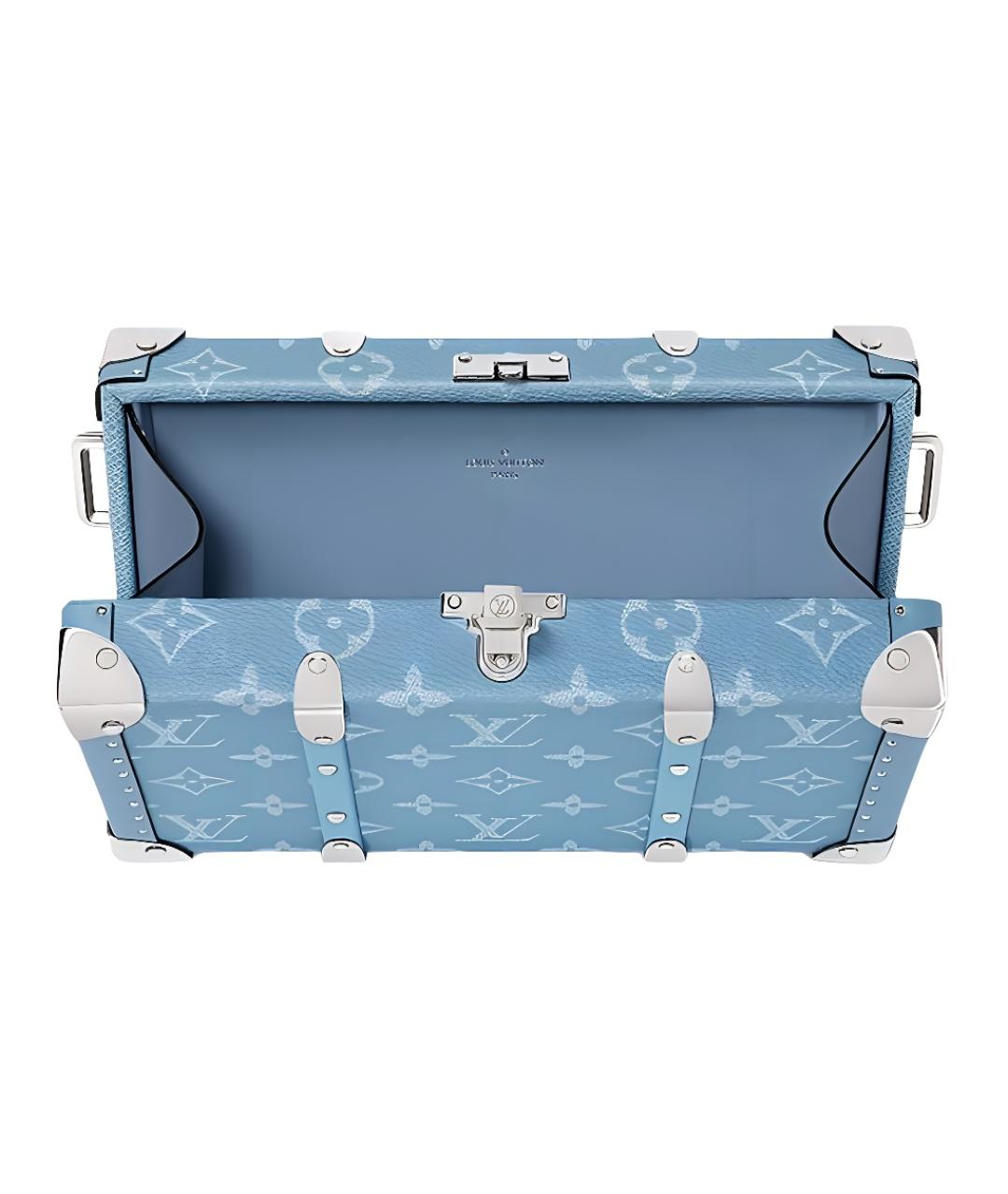 LOUIS VUITTON Голубая сумка на плечо, фото 4