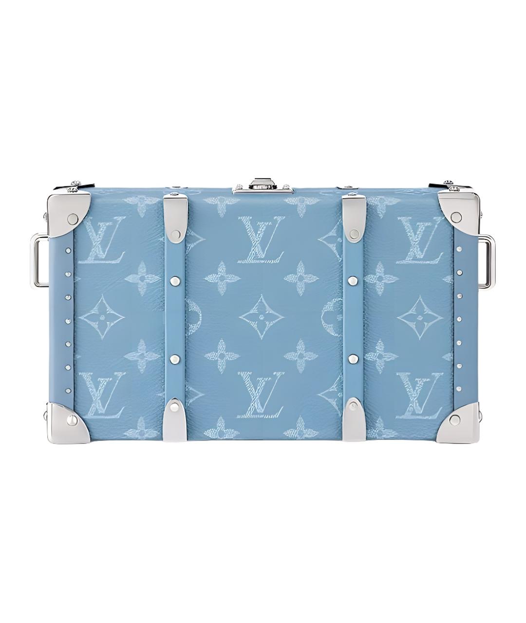LOUIS VUITTON Голубая сумка на плечо, фото 3