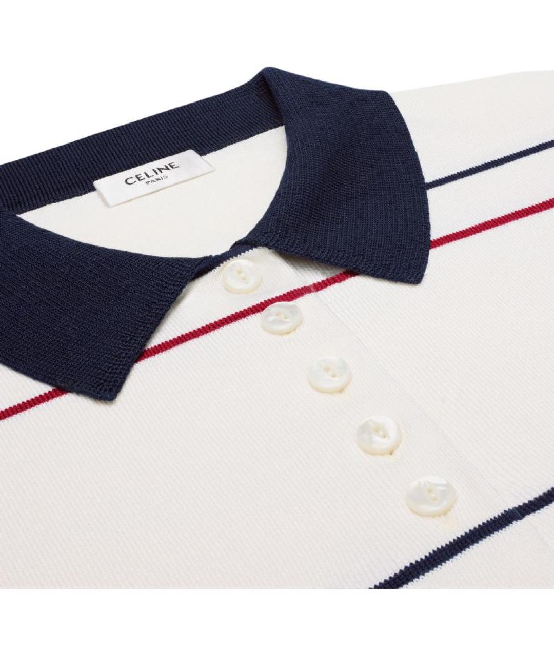 CELINE Бежевый шелковый джемпер / свитер, фото 3