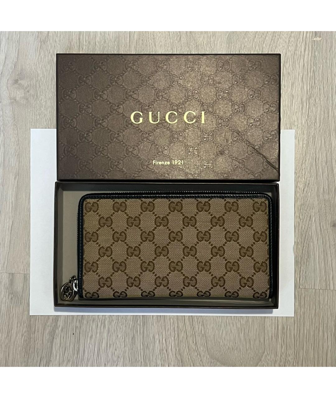 GUCCI Бежевый кошелек, фото 2