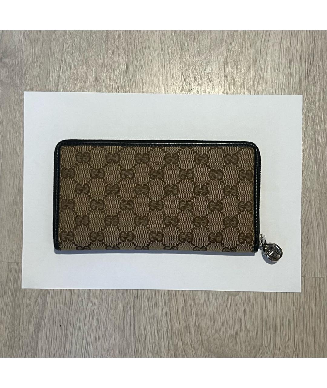 GUCCI Бежевый кошелек, фото 7