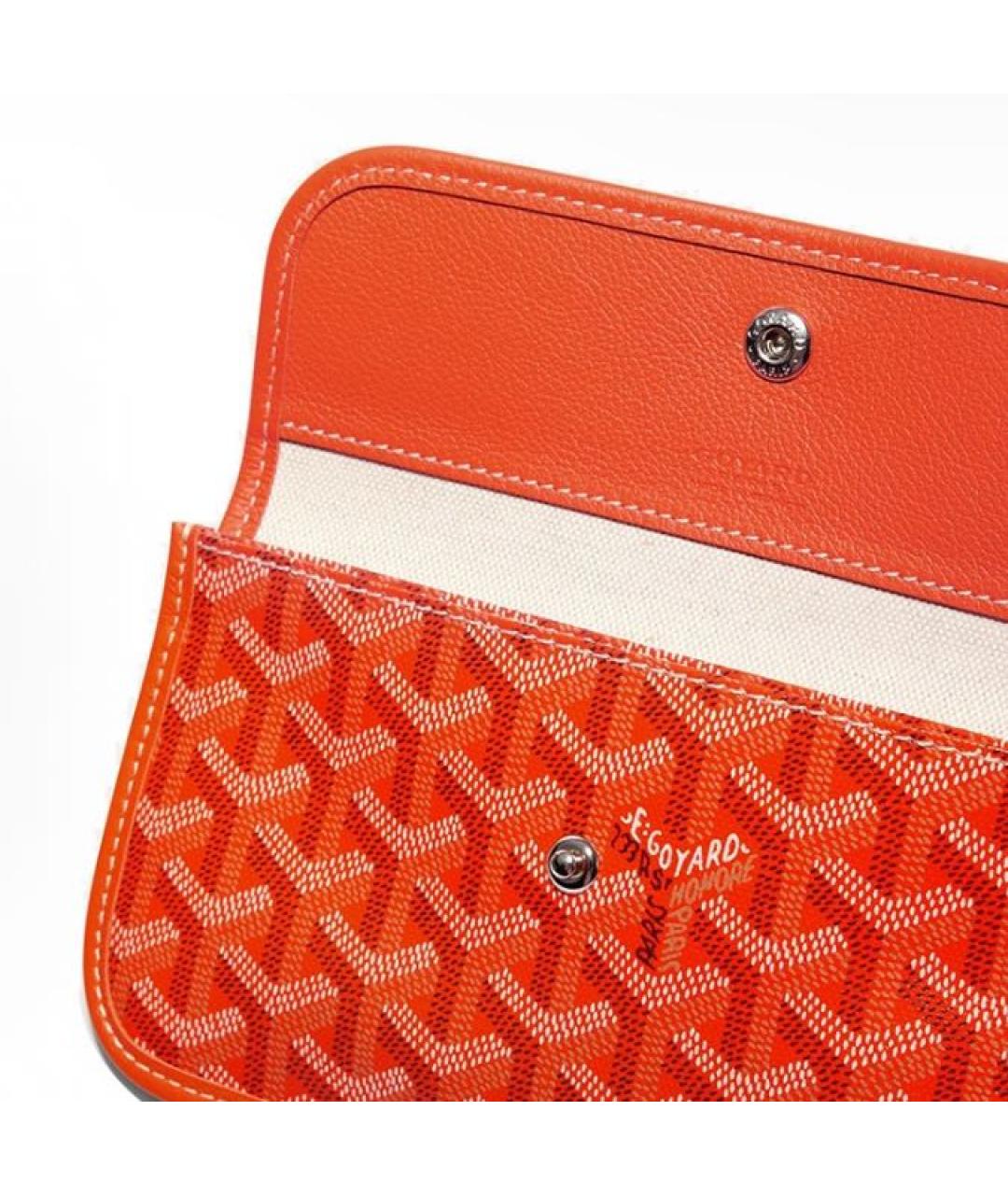 GOYARD Красная кожаная сумка тоут, фото 8