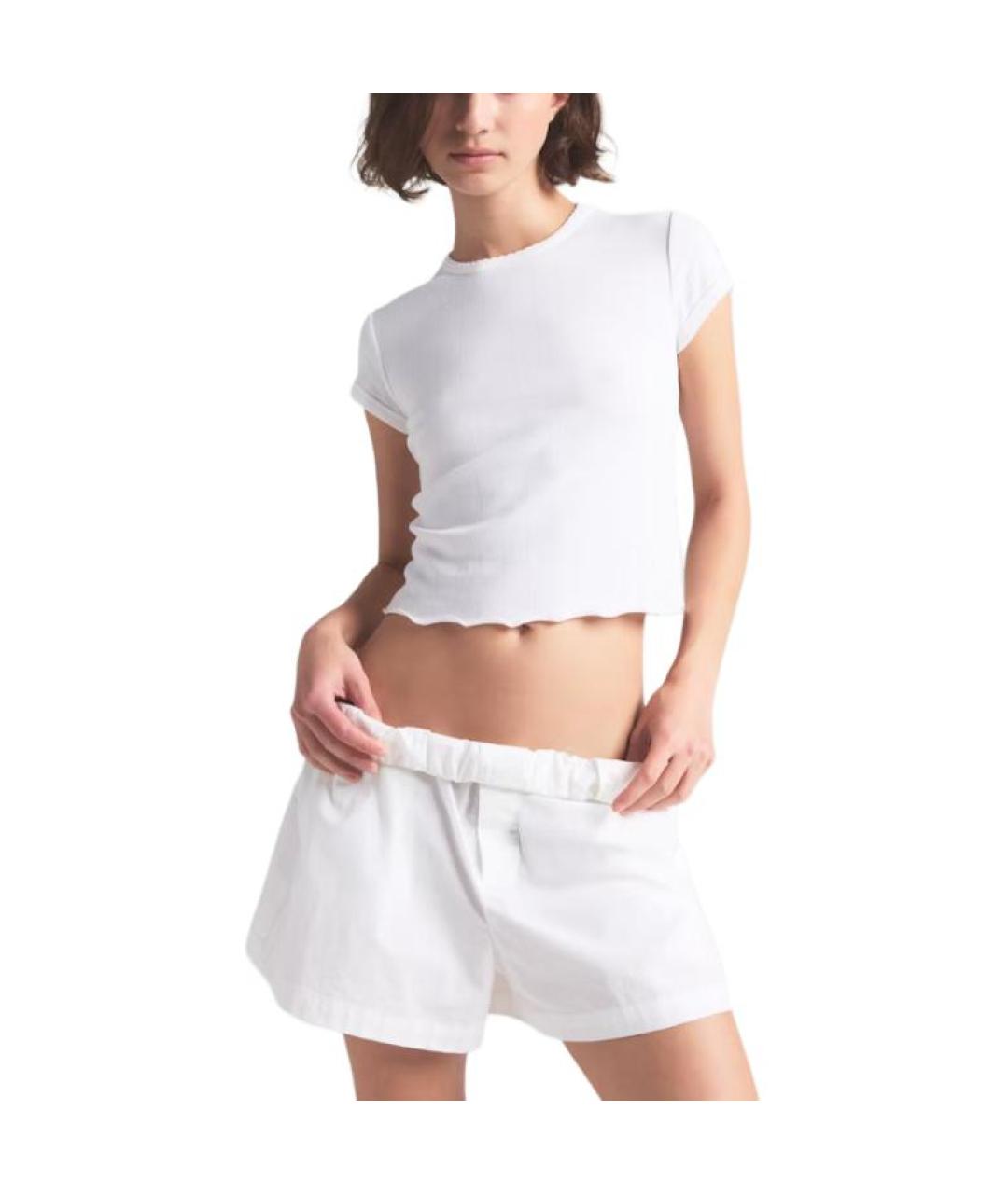 SKIMS Белая футболка, фото 4