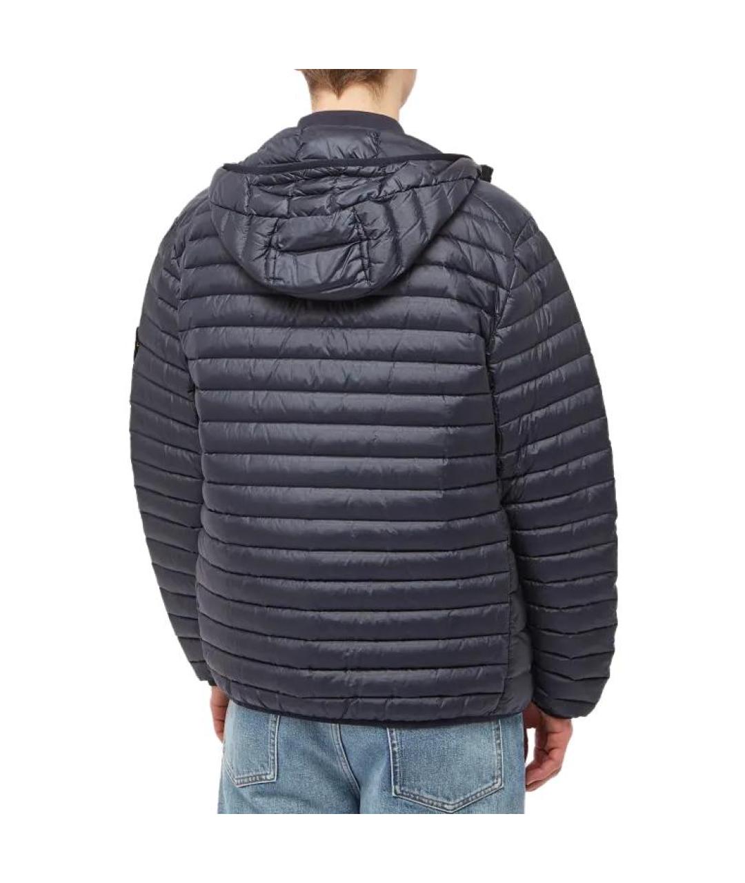 STONE ISLAND Темно-синяя куртка, фото 4