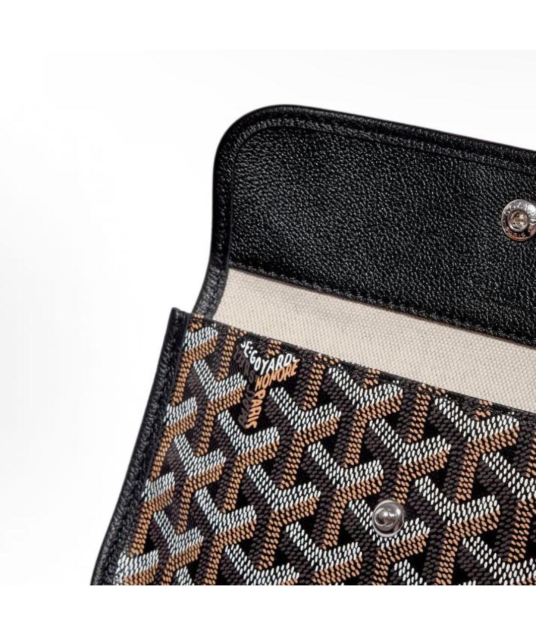 GOYARD Черная кожаная сумка тоут, фото 8