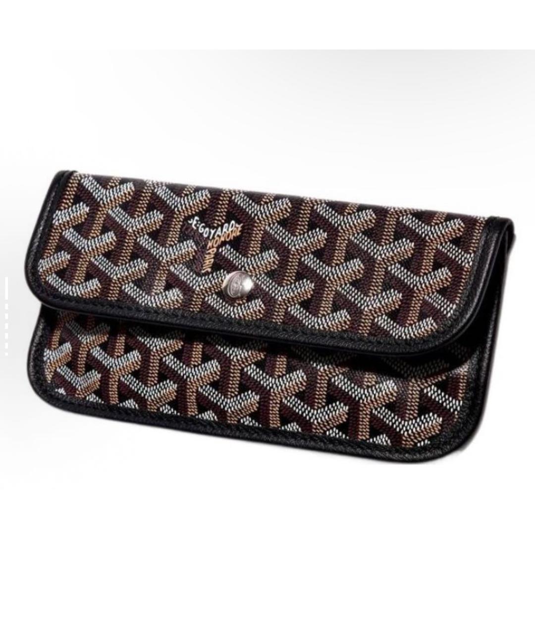 GOYARD Черная кожаная сумка тоут, фото 7