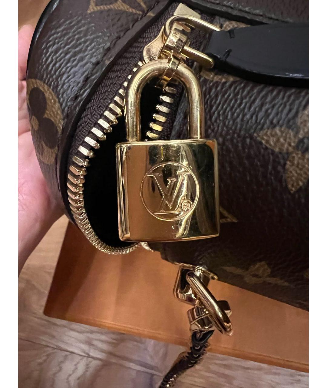 LOUIS VUITTON Коричневая сумка через плечо, фото 7