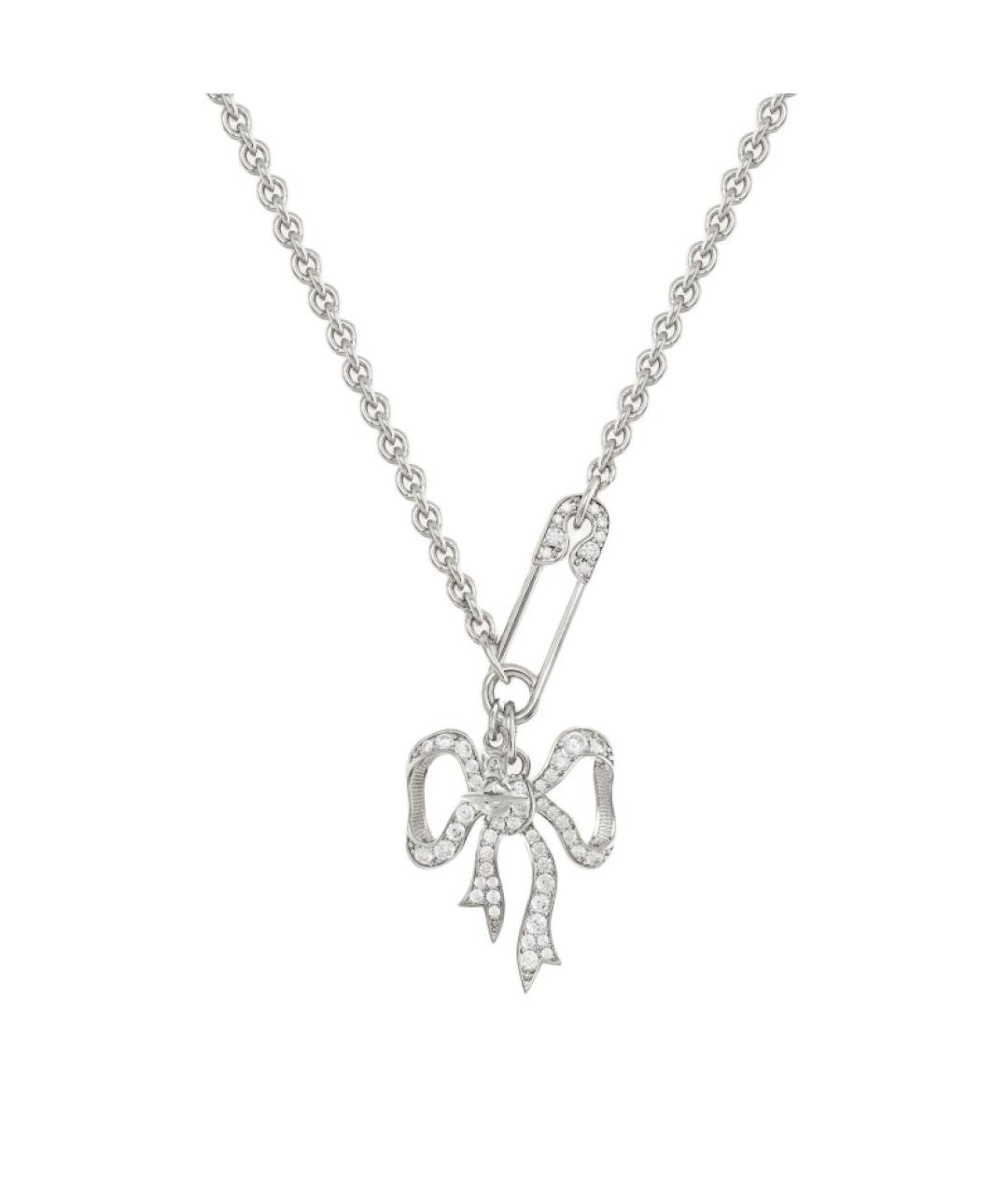 VIVIENNE WESTWOOD Серебряная латунная цепочка, фото 3