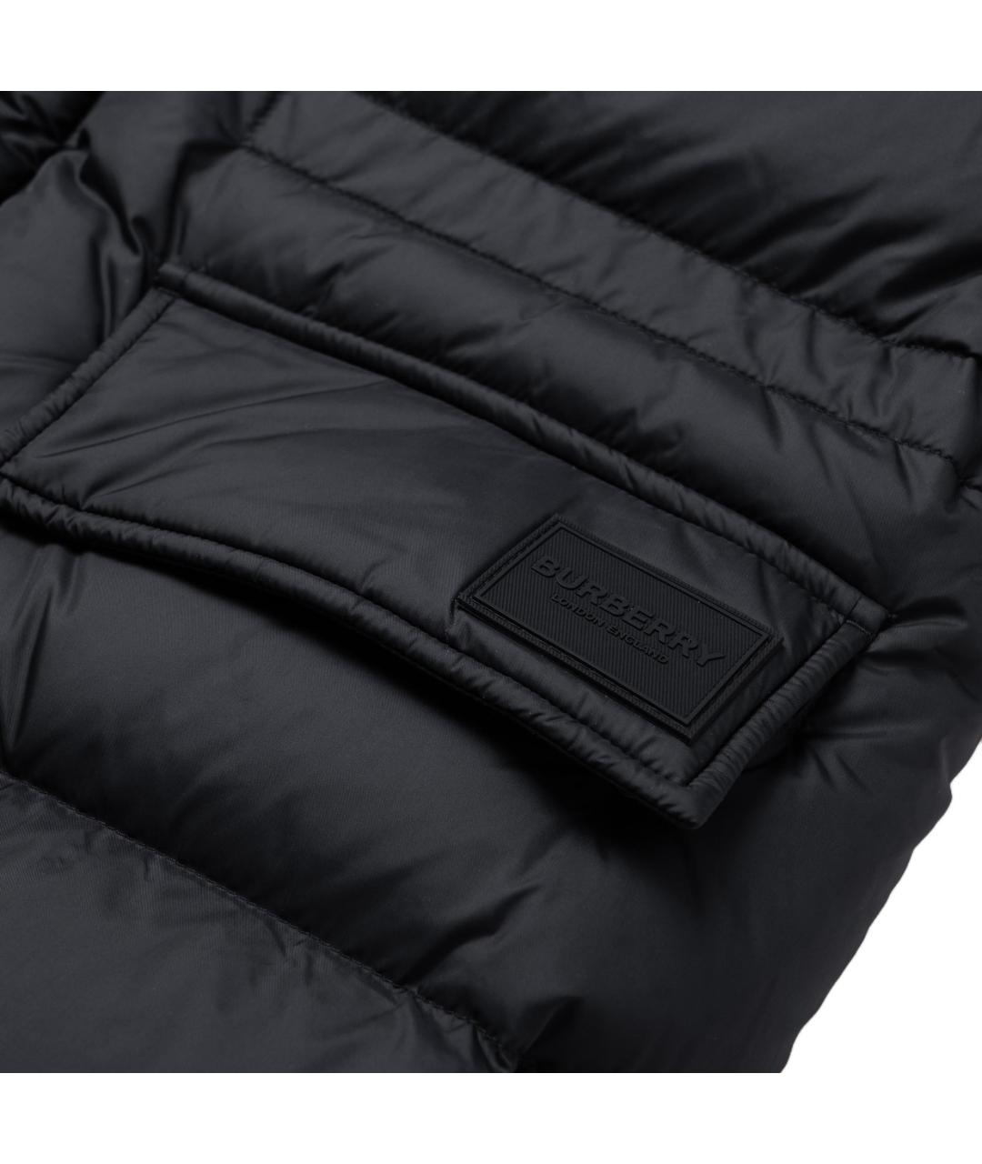 BURBERRY Черный пуховик, фото 4