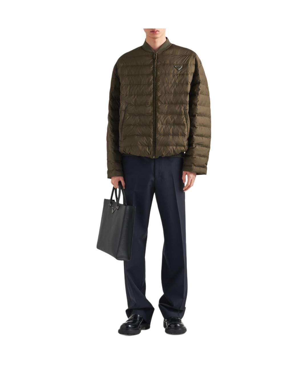 PRADA Зеленая куртка, фото 3