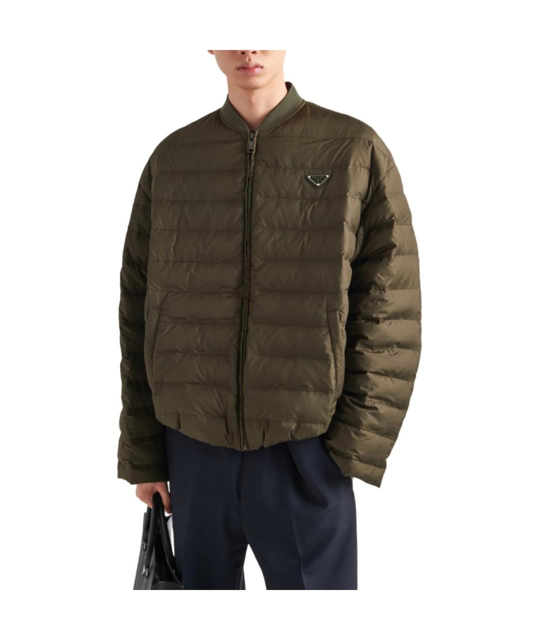 PRADA Зеленая куртка, фото 5