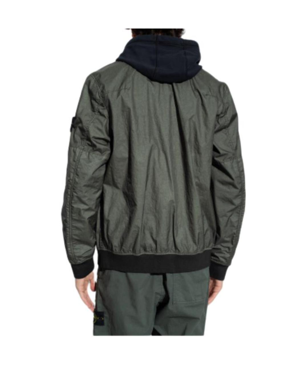 STONE ISLAND Зеленая куртка, фото 3