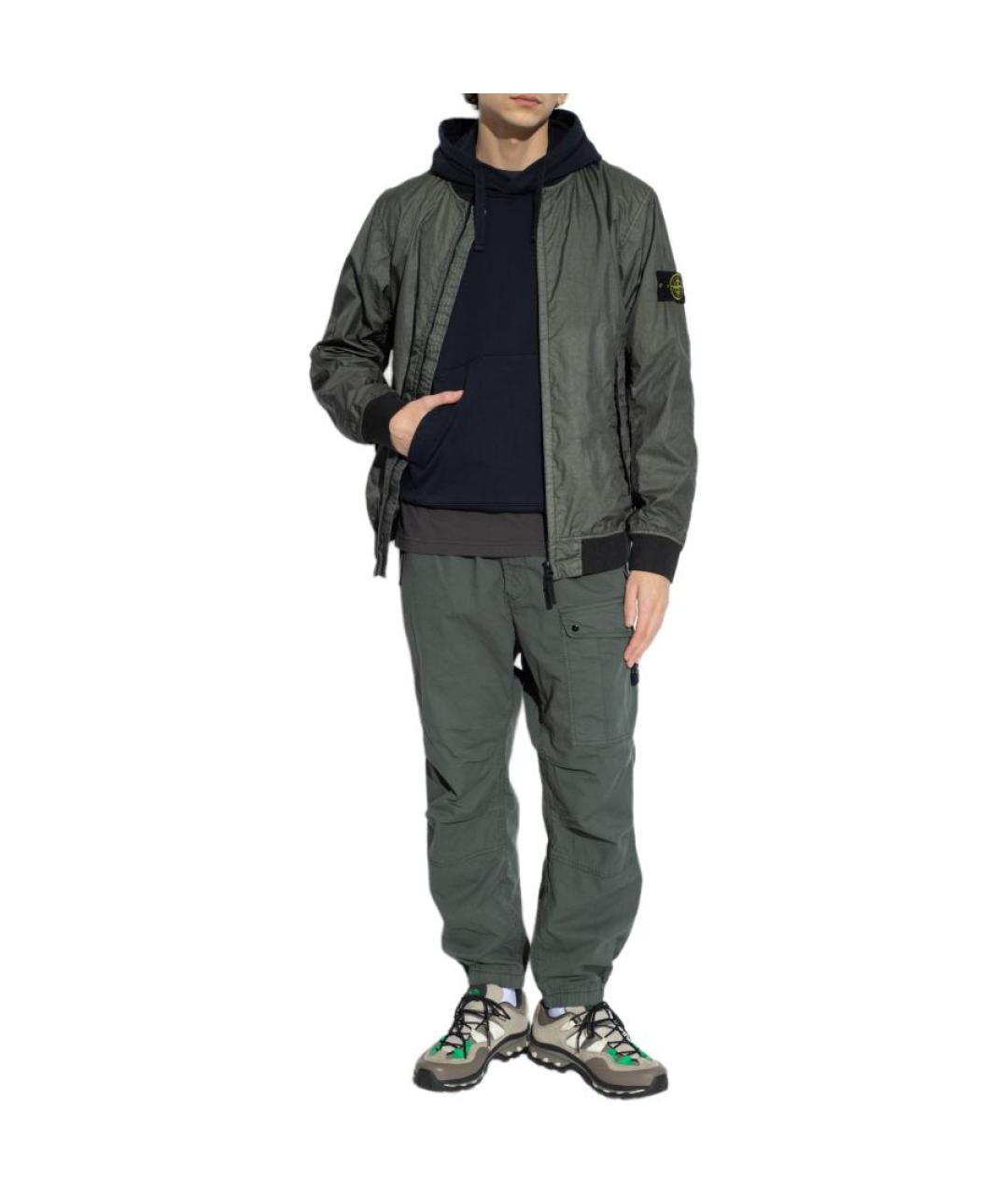 STONE ISLAND Зеленая куртка, фото 2