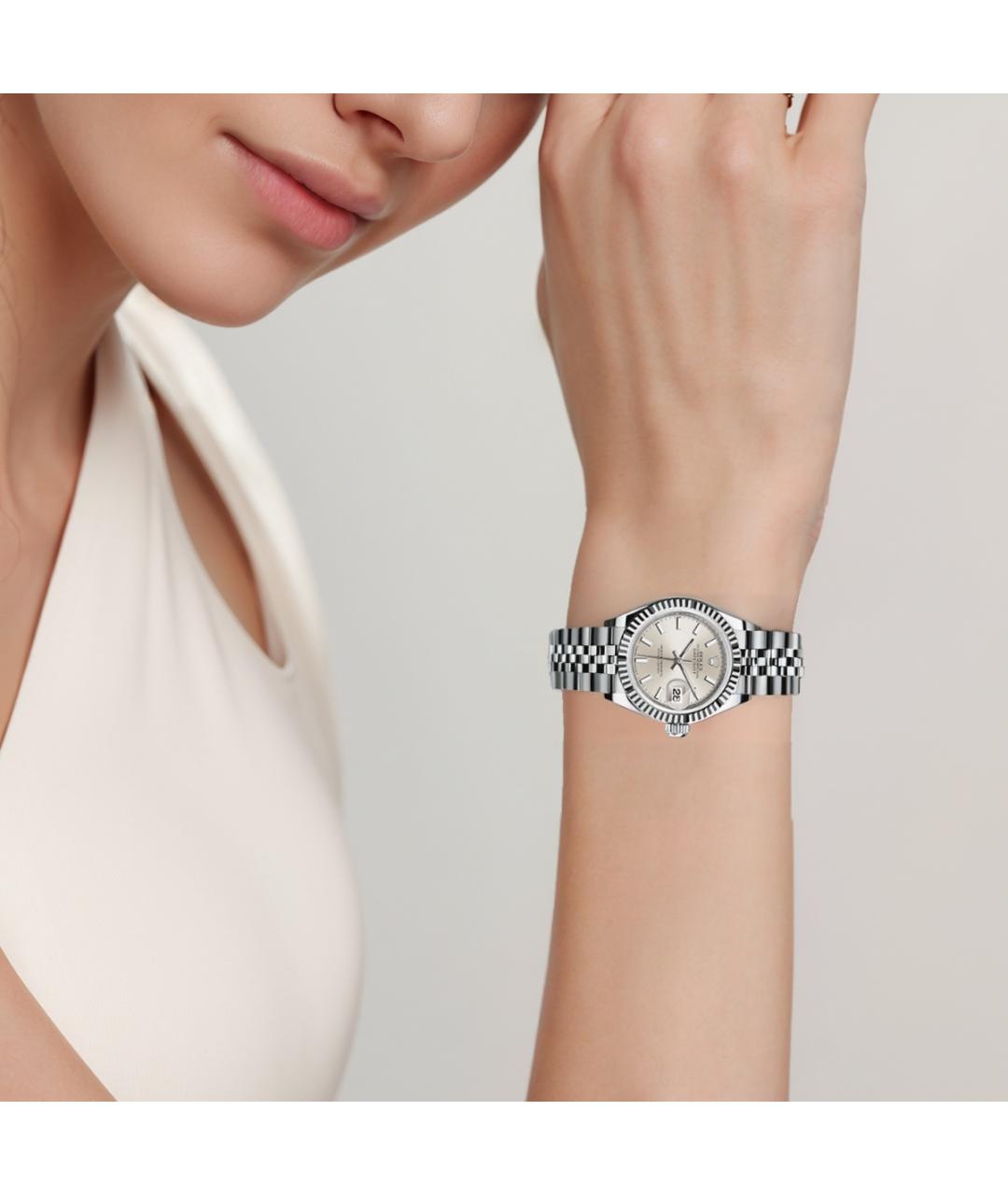 ROLEX Часы из белого золота, фото 5