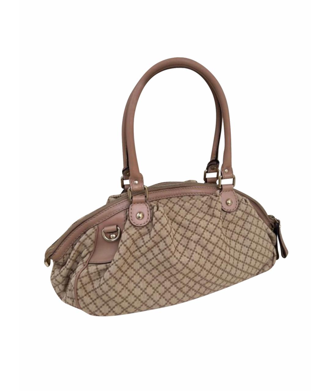 GUCCI Бежевая сумка с короткими ручками, фото 1