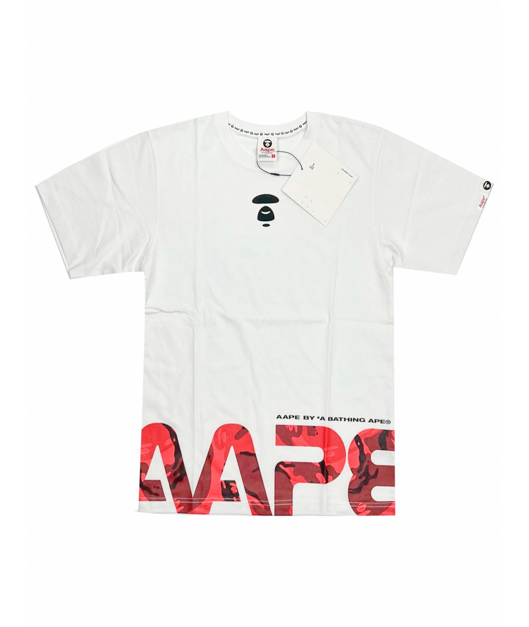 BAPE Белая хлопковая футболка, фото 1