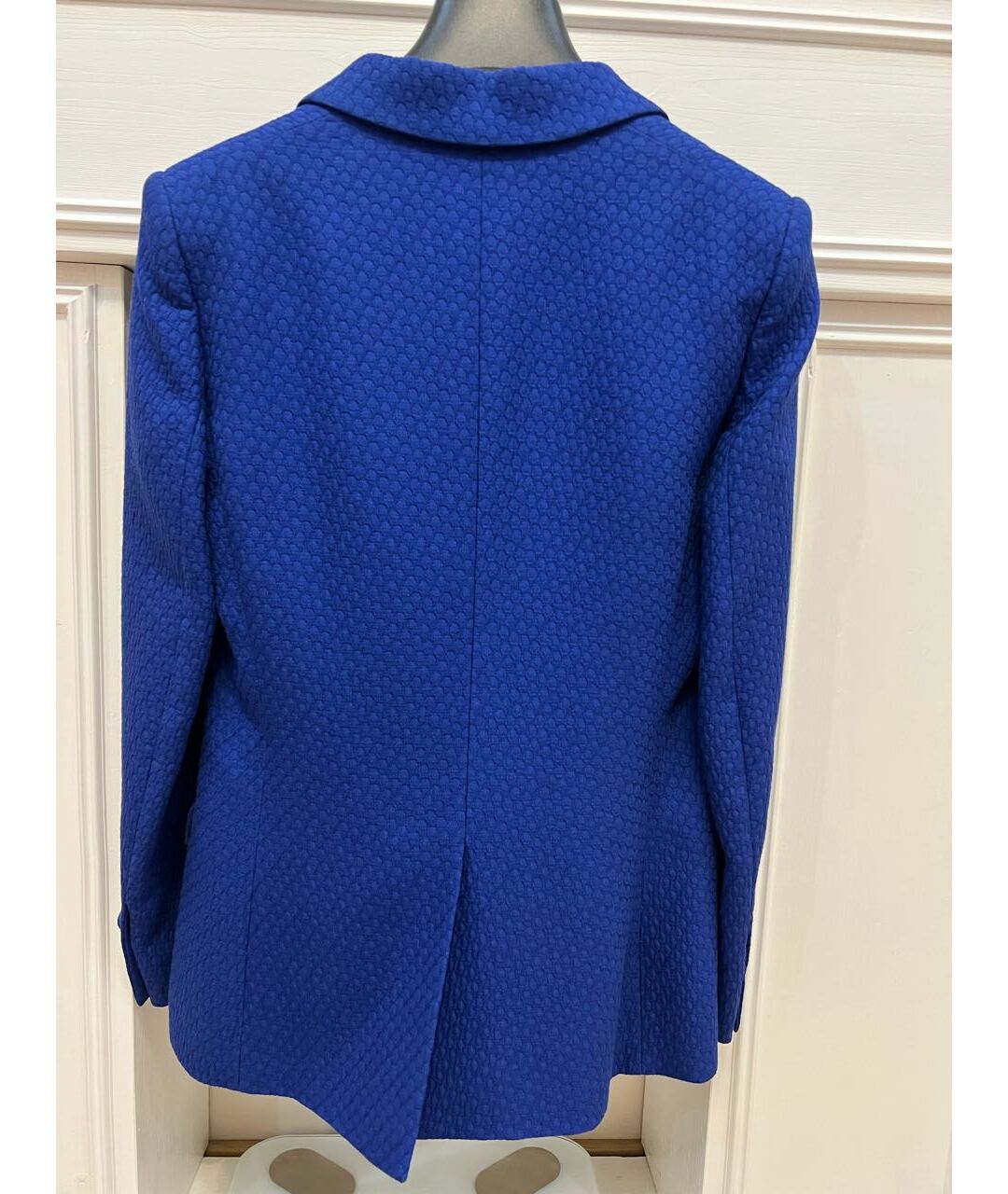BOUTIQUE MOSCHINO Синий хлопковый жакет/пиджак, фото 2