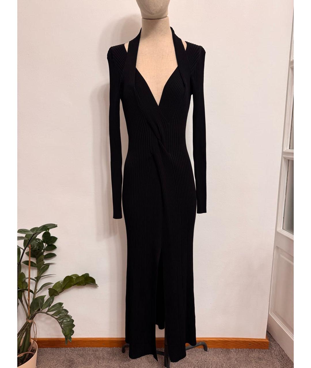 DION LEE Черное повседневное платье, фото 5