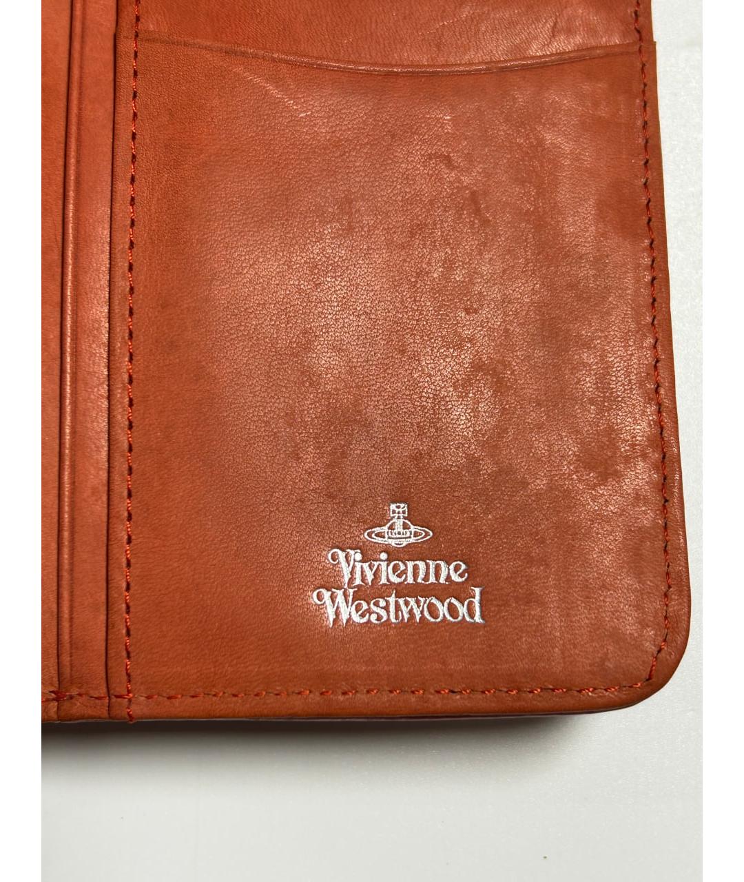VIVIENNE WESTWOOD Красный кошелек из лакированной кожи, фото 7