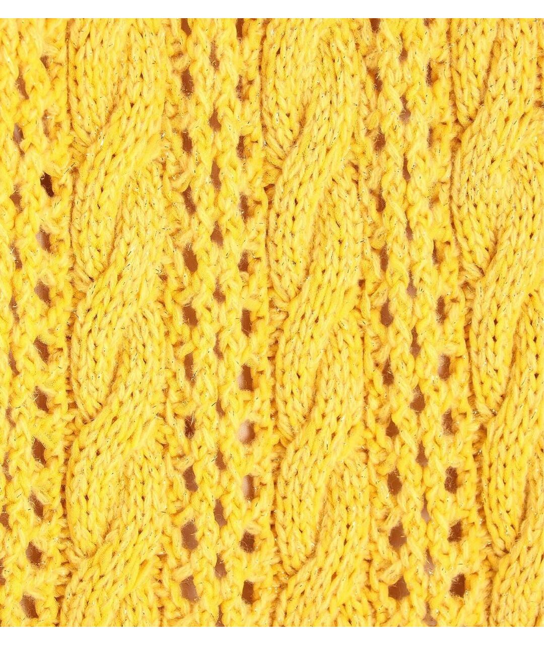 MISSONI Желтая шерстяная юбка миди, фото 4