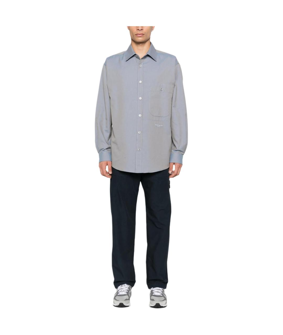 STONE ISLAND Голубая классическая рубашка, фото 3