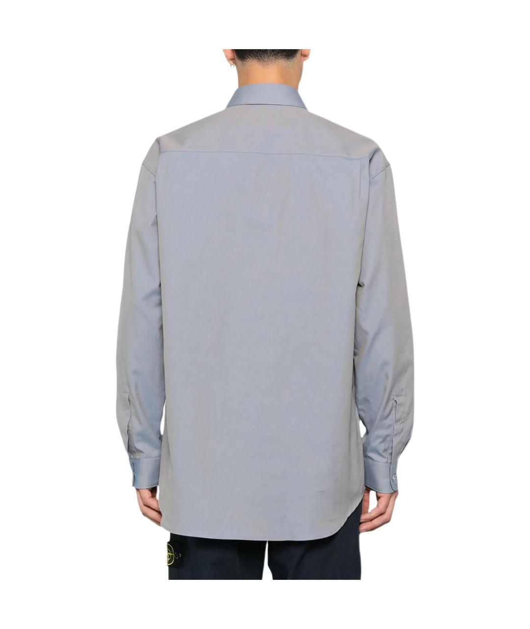STONE ISLAND Голубая классическая рубашка, фото 4