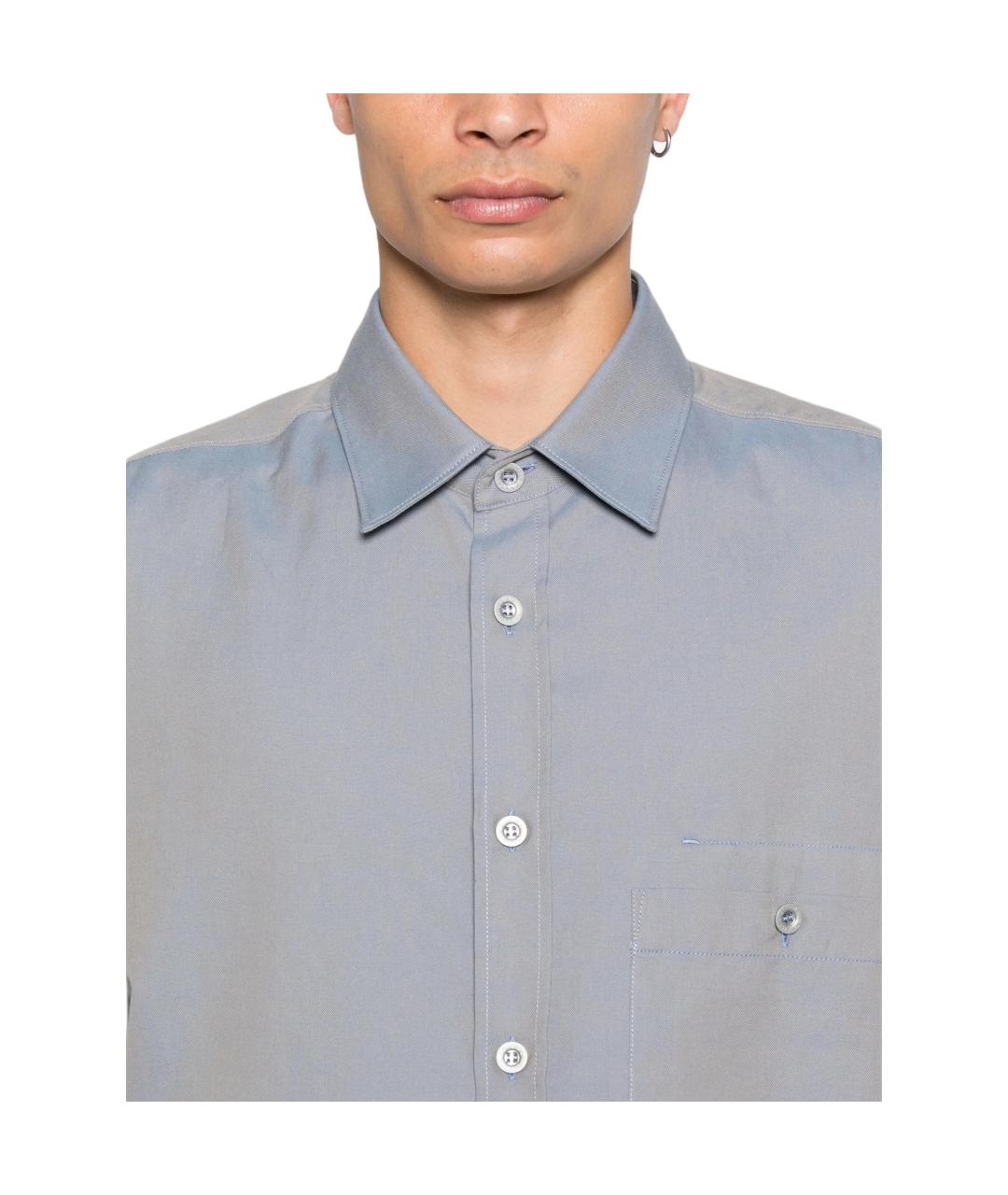 STONE ISLAND Голубая классическая рубашка, фото 5
