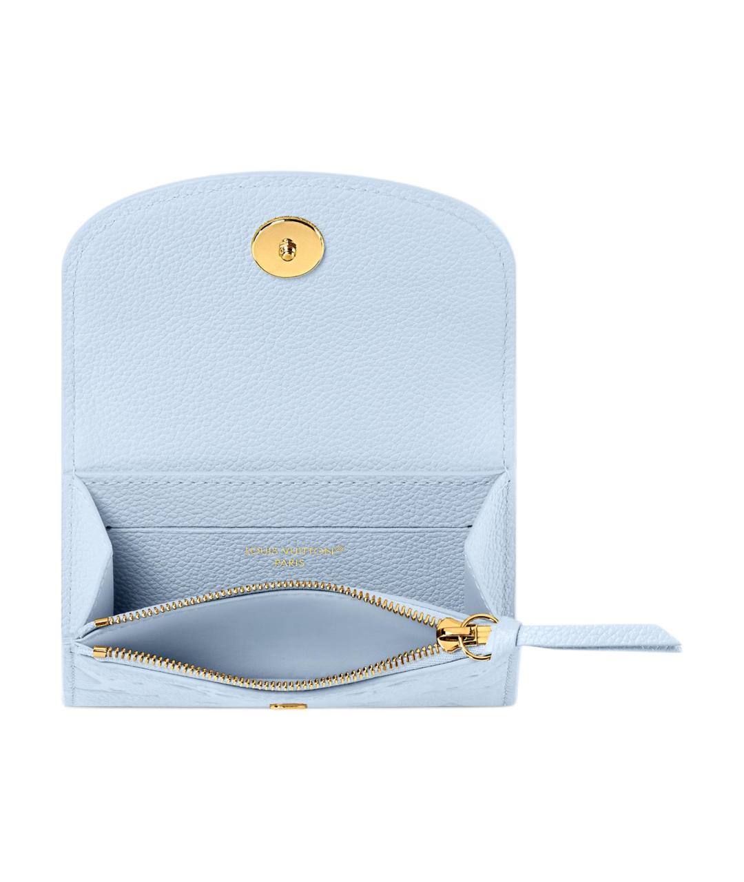 LOUIS VUITTON Голубой кошелек, фото 4