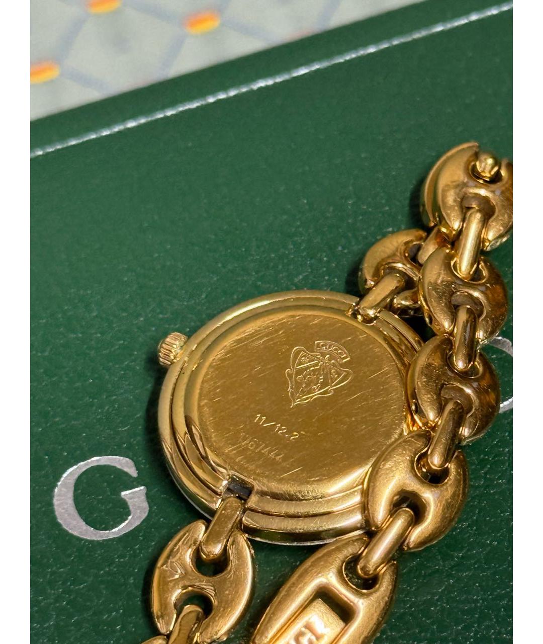 GUCCI Золотые часы, фото 2