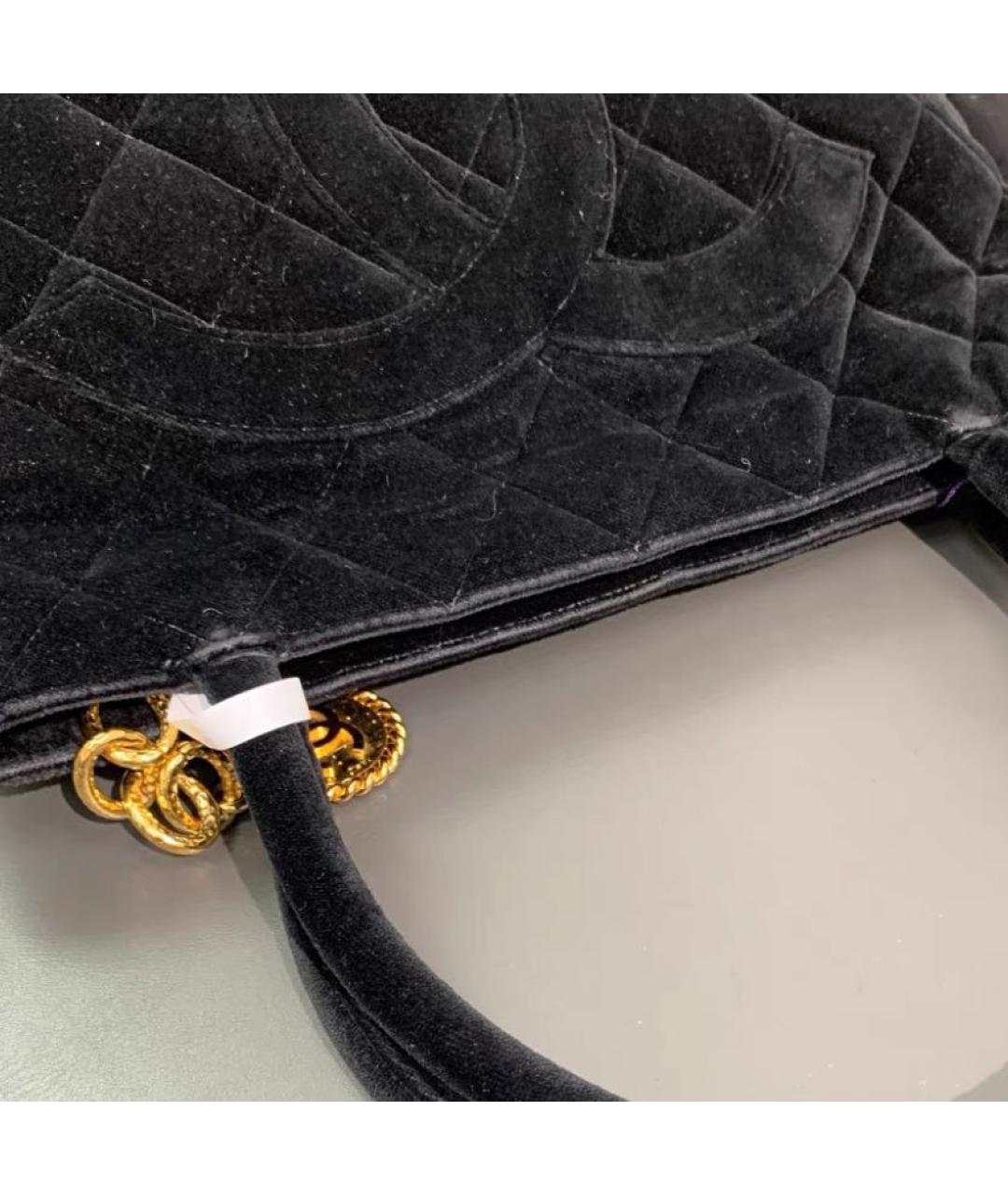CHANEL Черная сумка тоут, фото 5