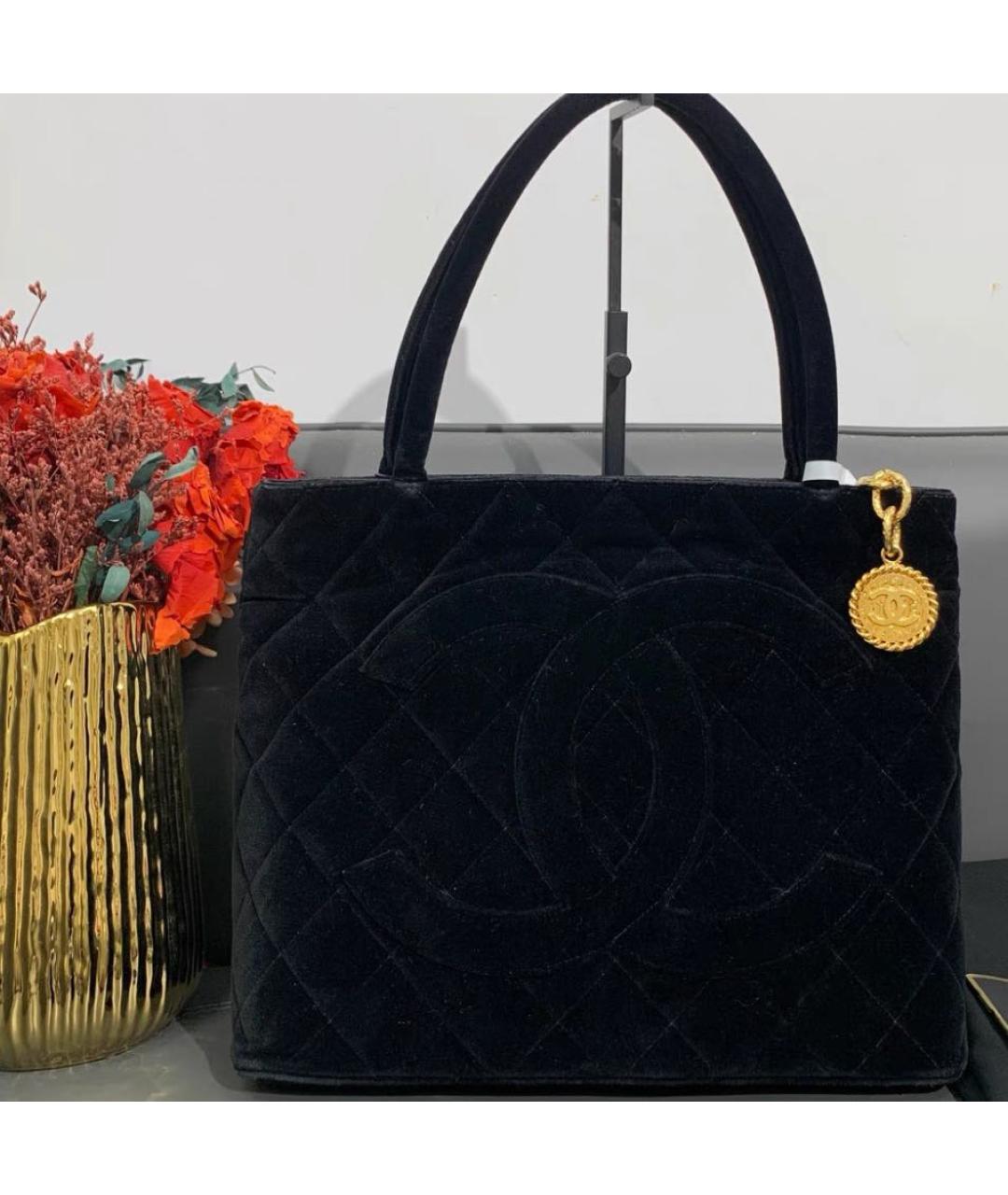 CHANEL Черная сумка тоут, фото 2
