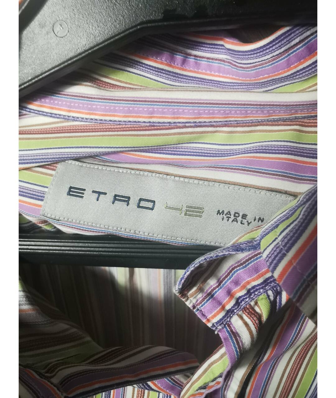 ETRO Мульти хлопковая классическая рубашка, фото 3