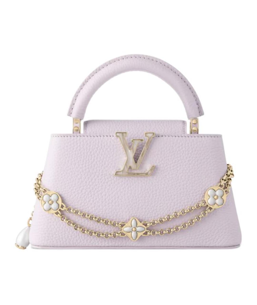LOUIS VUITTON Розовая кожаная сумка через плечо, фото 1