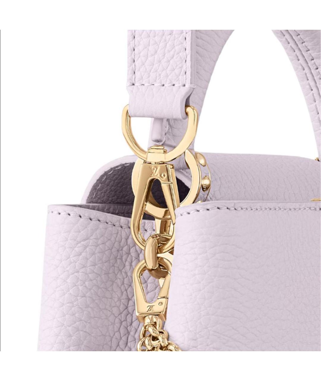 LOUIS VUITTON Розовая кожаная сумка через плечо, фото 5