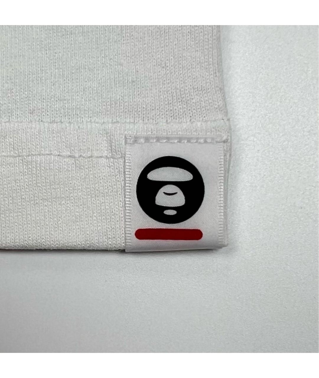 BAPE Белая хлопковая футболка, фото 3