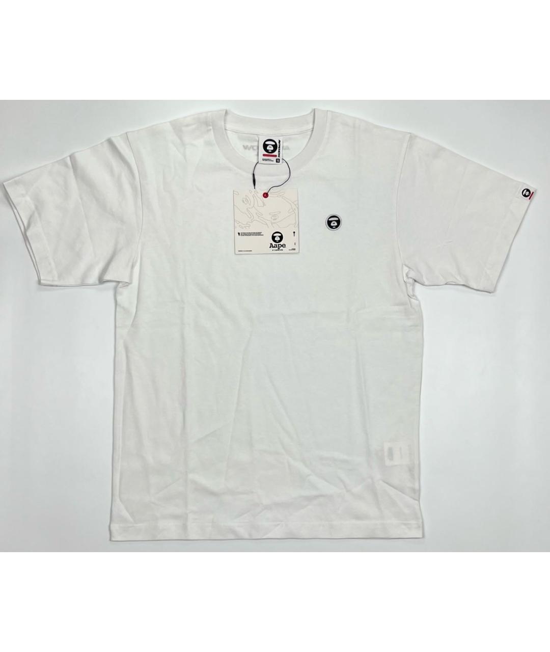 BAPE Белая хлопковая футболка, фото 5
