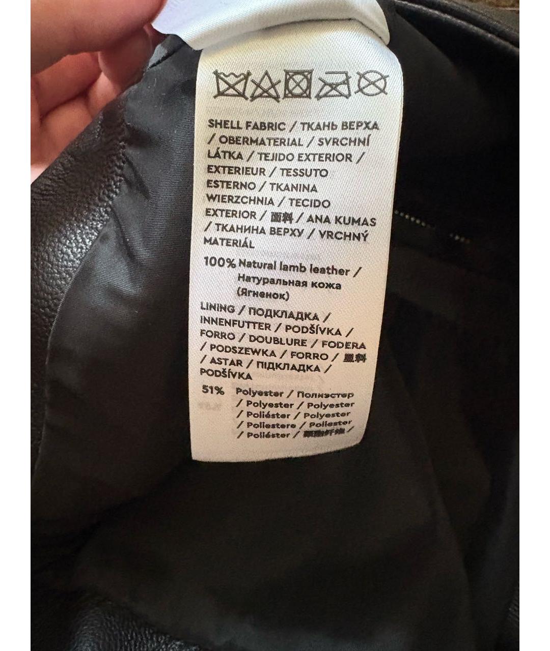 12 STOREEZ Черная кожаная майка, фото 5