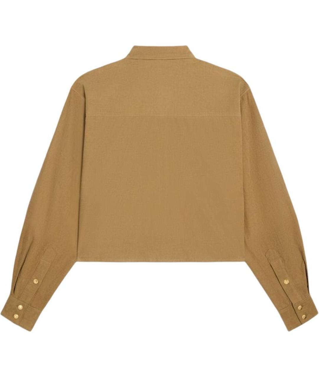 CELINE Бежевая хлопковая рубашка, фото 2