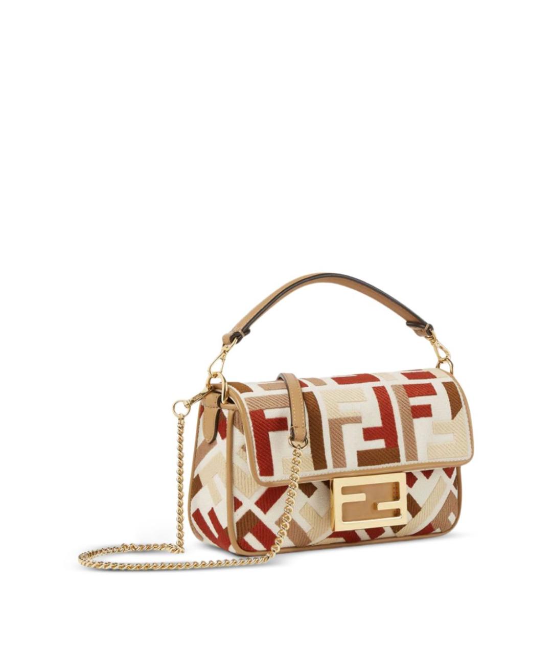 FENDI Мульти жаккардовая сумка через плечо, фото 5