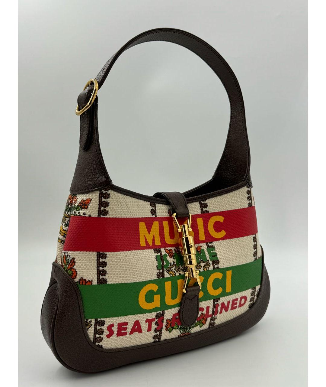 GUCCI Мульти тканевая сумка с короткими ручками, фото 2